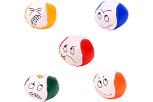 Weikap 5Pcs Balls Sand Filled Juggling Balls for Beginners Juggling Original Bean Bags 5 Colors