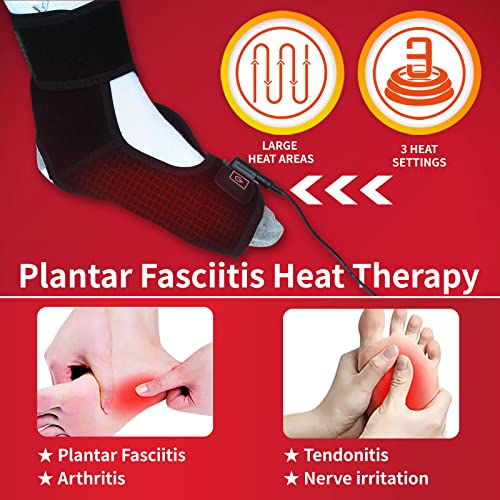 Creatrill Heated Achilles Tendonitis/Plantar Fasciitis Foot Ankle Wrap