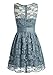 Yougao Women's Floral Lace Dresses Short Bridesmaids Evening Party Dresses