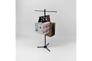 LOFIR Shopping Bag Rack, Tote Rack， Arms for Stores, Supermarkets, Market Stalls, Ideal for Bag Display & Merchandising, Entryway&Coat Rack Plant Stand