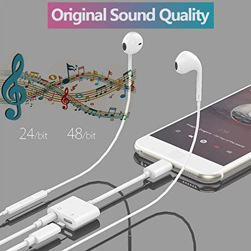 image for turelar Headphone Adapter Cable for iPhone Headphones Splitter Adapter
