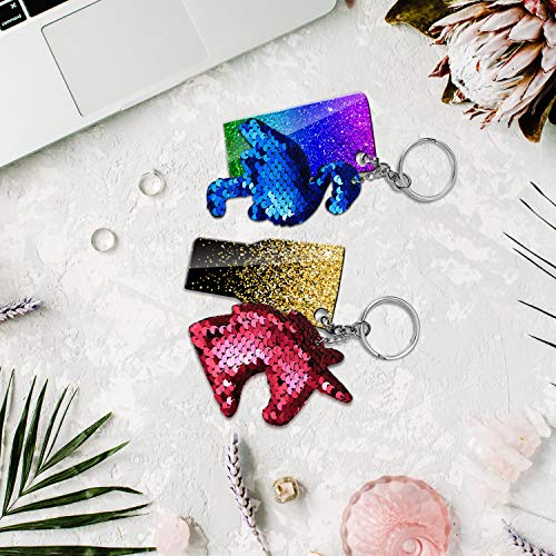 image for Boao 2 Pieces Tumbler Silicone Mold DIY Keychains Cup Mold Perforated 