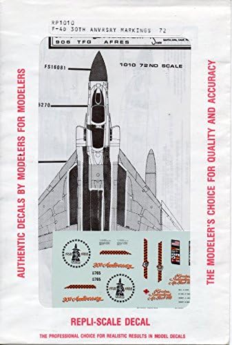 Repli Scale Decal 1:72 F-4D Phantom 30Th ANVRSRY Markings #RP1010