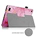 Famavala Folio Standable Case Cover For 7-Inch Fire 7 Tablet [7th Generation , 2017 Release] / [5th Generation , 2015 Release] (LoveFlower)