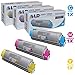 LD © Compatible Replacements for Okidata Type C8 Set of 3 High Yield Laser Toner Cartridges Includes: 1 43324403 Cyan, 1 43324402 Magenta, and 1 43324401 Yellow