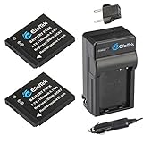 EforTek DMW-BCK7 Replacement Battery (2-Pack) and Charger Kit for Panasonic DMW-BCK7,DMW-BCK7PP,DMW-BCK7E,NCA-YN101G and Panasonic Lumix DMC-FP5, DMC-FP7,DMC-FH2, DMC-FH5, DMC-FH24, DMC-FH25, DMC-FH27, DMC-FS16, DMC-FS18, DMC-FS35, DMC-FS37, DMC-FX77, DMC-FX78, DMC-S1, DMC-S3