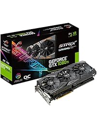 ASUS ROG-STRIX-GTX1080TI-O11G-GAMING GeForce 11GB OC Edition VR Ready 5K HD Gaming HDMI DisplayPort DVI Overclocked PC GDDR5X Graphics Card