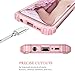 Hekodonk Compatible Galaxy S9 Plus Case, 3D Luxury Sparkle Glitter Shiny Heavy Duty Shockproof Full-Body Protective High Impact Hybrid Cover for Samsung Galaxy S9 Plus - Bling Rose Gold
