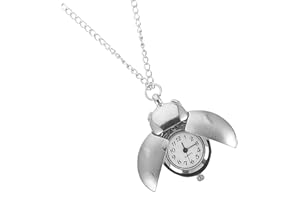 UKCOCO Metal Pocket Watch Hanging Design Zinc Alloy Material Beetle Shape for Decor and Wear