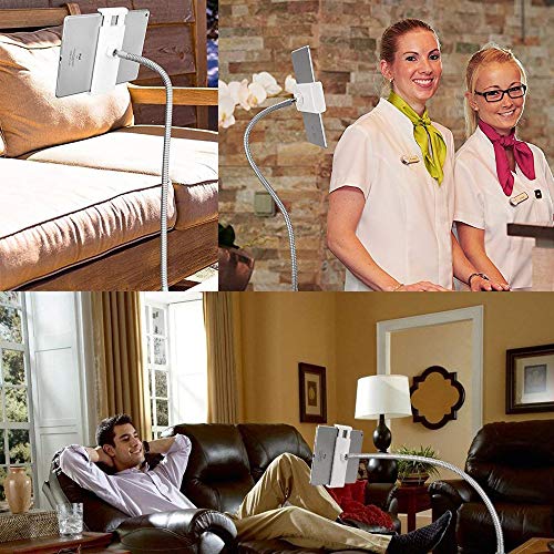 ZKZK Tablet Stand Cell Phone Stand with Flexible Gooseneck and Stable Base Adjustable 360 Degree Rot - //coolthings.us
