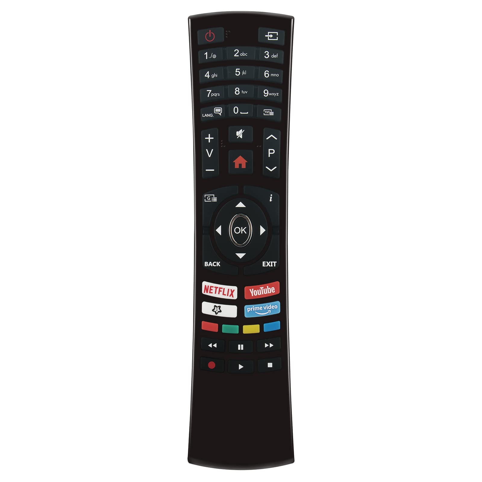 New RC4390P Replace Remote Control - VINABTY RC4390P Remote Control Replacement Compatible for Kendo TV 40LED6191B Remote Controller