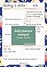 Daily Planner Notepad with Sticky Note Backing by Julianne & Co - All-in-One Undated to-Do, Schedule & Priority List Planning Pad - Portable Tear-Off Sheet Design - Small Size A5 (3 Pack)