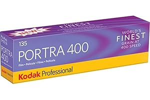 Kodak 603 1678 Portra 400 Professional ISO 400, 35mm, 36 Exposures, Color Negative Film, 5 Roll Per Pack