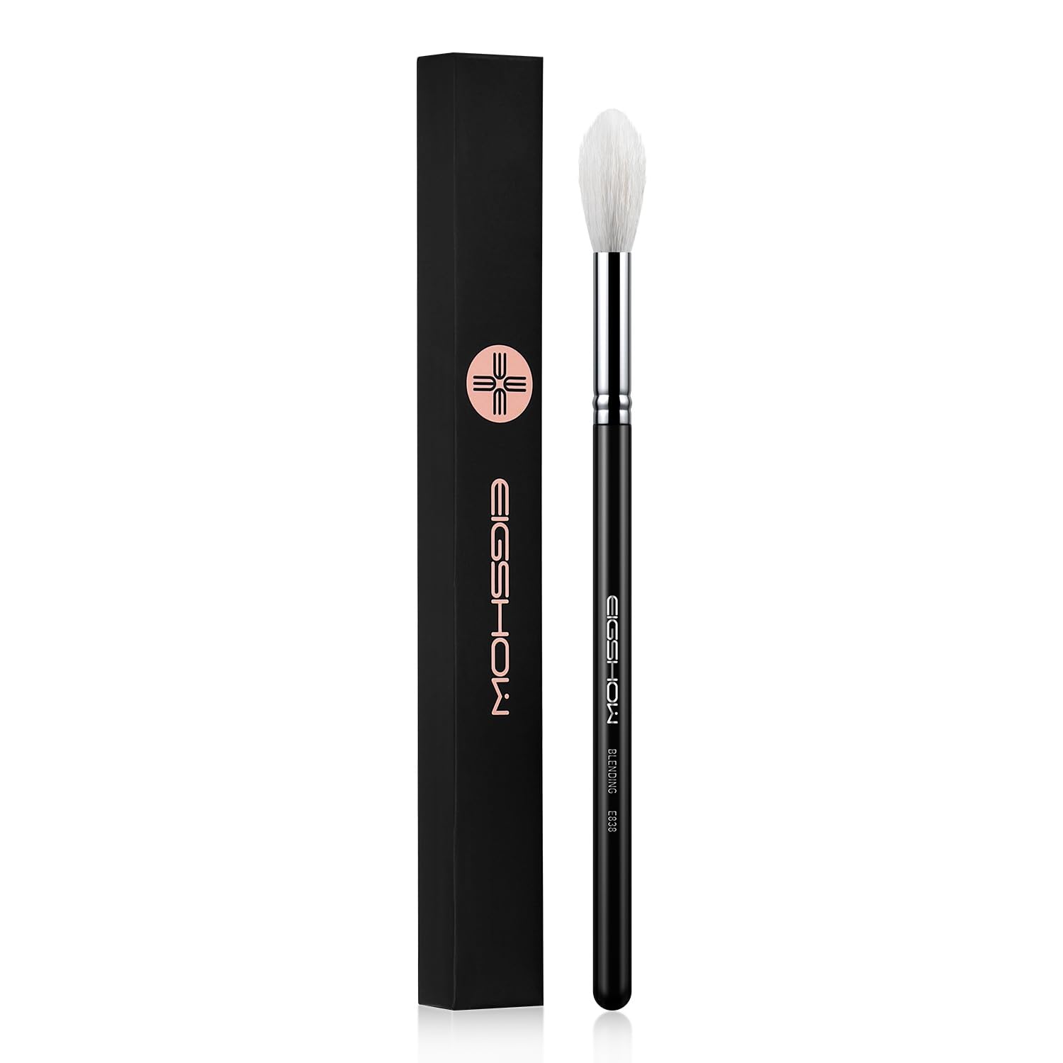 EIGSHOW Professional Eye Shadow Brush Large Blending Brush Psycho Goat Hair for Makeup Artist (E838 Black) — image 1