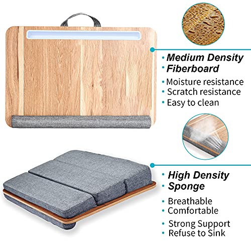 Laptop Lap Desk, Fits up to 15 inch Laptop, Height Adjustable Lap Desk