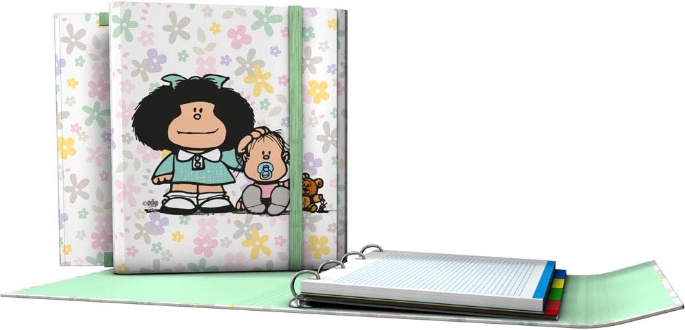 Mafalda 88212611 Collection Mafalda Folder with, Multicolor, A4, multicoloured