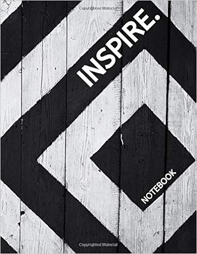 Notebook Inspire Unlined Notebook Large 8 5 X 11 Inches