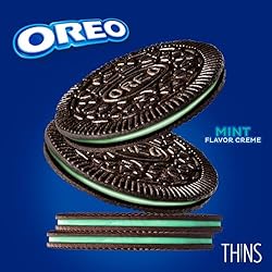 OREO Thins Chocolate Sandwich Cookies, Mint