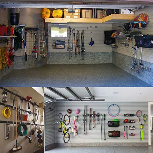 8PC Heavy Duty Steel Garage Storage Utility Double Hooks for Garden