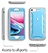 Poetic iPhone 7 / iPhone 8 Case, Revolution [360 Degree Protection] Full-Body Rugged Heavy Duty Case with [Built-in-Screen Protector] for Apple iPhone 7 (2016) / iPhone 8 (2017) Blue/Gray