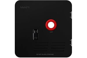 FOGATTI RV Water Heater Door 18x18 Inch Black Replacement Cover Panel for Select FOGATTI Tankless Models (Heater Not Included)