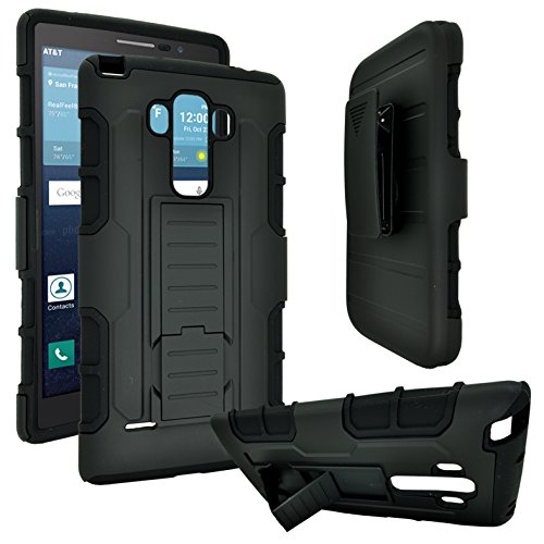 LG G Vista Case, Customerfirst, Heavy Duty Dual Layer Holster