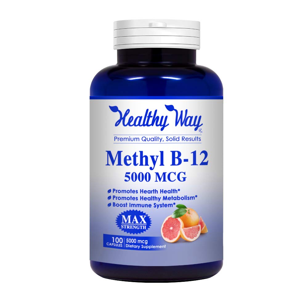 Healthy Way Vitamin B12 5000 Mcg Helps Boost Natural Energy Brain Heart Function Non Gmo #which #vitamin #for #energy Healthy Way Vitamin B12 5000 Mcg Helps Boost Natural Energy Brain Heart Function Non Gmo