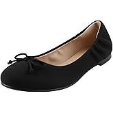 EMMA NEW YORK Women's Flats Round Toe Comfort Elastic Flats for Women