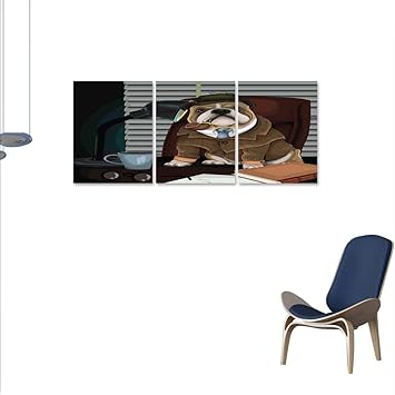 Amazon Com Barrontextile English Bulldog Wall Art Canvas Prints