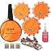 SlimK 3 Pack LED Road Flares, Roadside Safety Discs -Emergency Warning Light Flashing Beacon Kit for Cars Motorcycle Bikes Trucks Boats,Instant Turn-Off Feature.Come with Storage Bag primary