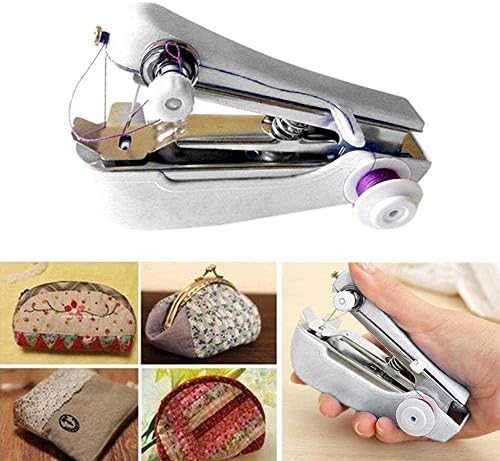 OSAYES Mini Sewing Machine, Premium Portable Handheld Sewing Machines, Quick Handy Stitch Tool Machine for Beginner/Fabric/Clothes