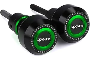 Mokiton Motorcycle Frame Sliders Crash Bar Protector Compatible with Ninja ZX4R ZX4RR 2023 2024 2025 2026 | No Cut Kits Engin