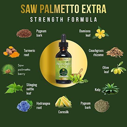 Go Nutrients Prostate Edge Prostate Supplement for Men with Pygeum