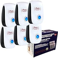 Ultrasonic Pest Repeller 6 Packs, Mouse Repellent Electronic Pest Repellent Ultrasonic Plug in Indoor Rodent Repellent, Pest