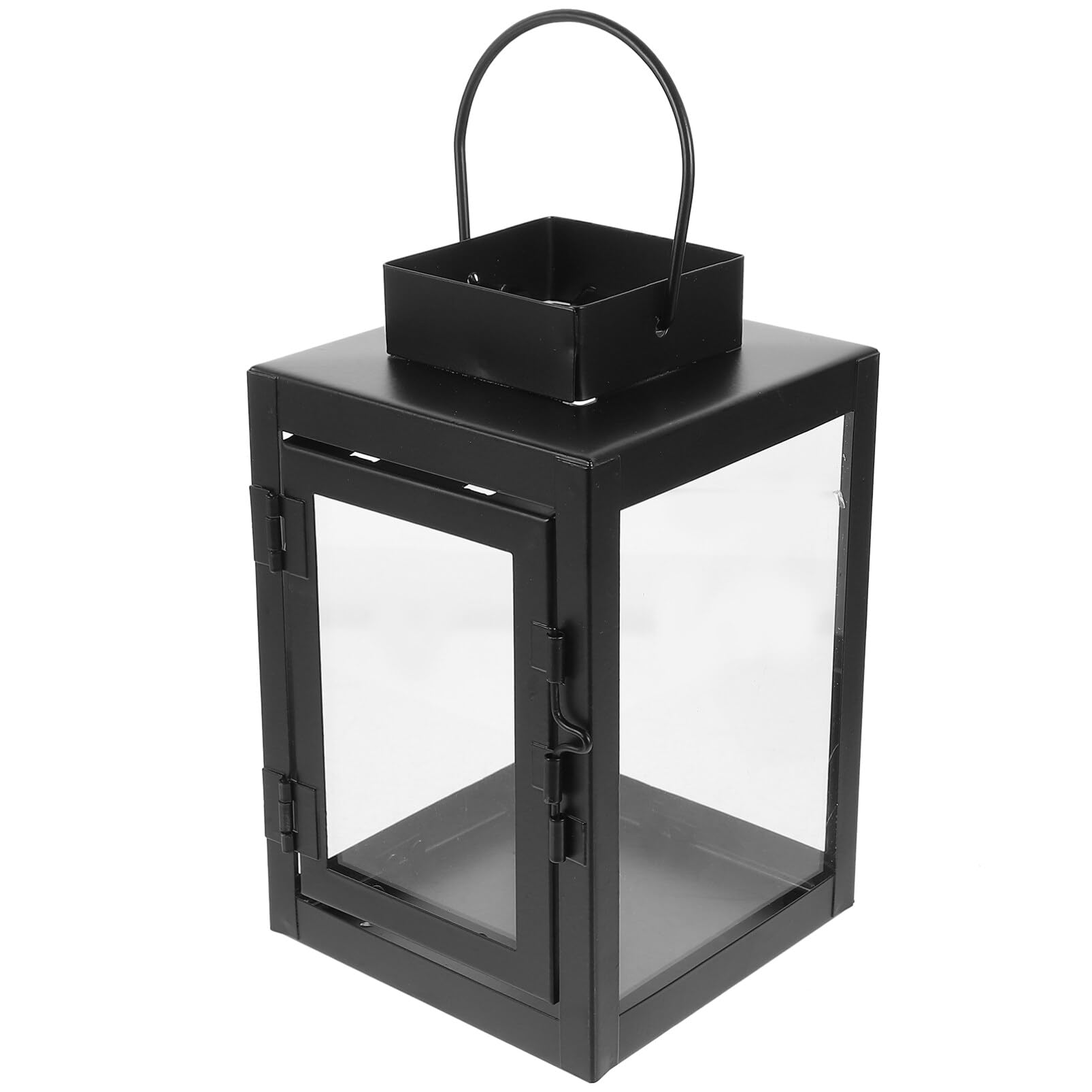 HOMSFOU Retro Decor Home Decor Desktop Decor Tealight Holder Table Lanterns for Centerpieces Tea Light Lantern Table Decor Desktop Lantern Decor Wedding Metal Candle Aromatherapy