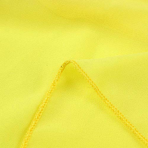 Nevera Women Long Maxi Puffy Tulle Skirt Floor Length A Line with High Waisted for Wedding Party Evening Yellow