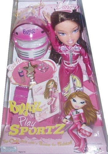 Bratz Play Sportz Racecar Driving DANA with Helmet