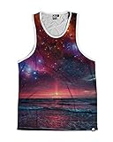 INTO THE AM Horizon Men's Sleeveless Tank Top Shirt (Medium)
