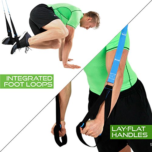 Ultimate Body Press Joist Mount Pull Up bar + Body Weight Resistance Trainer