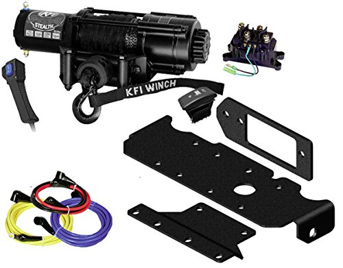 KFI Combo Kit - SE45w-R2 4500lbs Stealth Winch & Mount Bracket - 2016-2018 Honda Pioneer SXS 1000, 1000-5