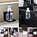 2 Pack Adjustable Folding Drink Holder, Car Cup Bottle Holder with Screws and Tapes for Automotive Truck Van RV Boat 95mm Black