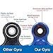 Fidget Spinner Toy Ultra Durable Stainless Steel Bearing High Speed 2-5 Min Spins Precision Metal Material Hand spinner EDC ADHD Focus Anxiety Stress Relief Boredom Killing Time Toys (02Blue)