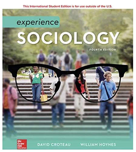 Experience Sociology 4 E Croteau David Hoynes William 9781260547863 Amazon Com Books