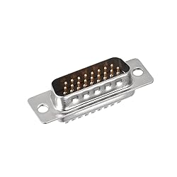 uxcell D-sub Connector Male Plug 26-pin 3-Row Port