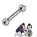Dog Bone Mini Pocket Size Hexagon Wrench Craftsman Metric Wrench Multi-tool 10-in-1 Repair Bicycle Wrench Riding Tool, Portable Handy Bone Tool, Perfect Bike Accessories for Riding Cycling Daily Using