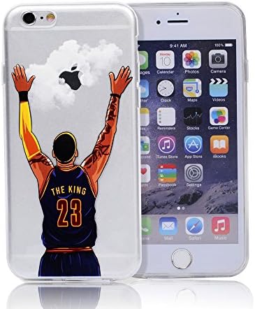 NBA Phone Case NBA Star Soft Tpu Phone Back Cover Lebron James Phone Cover Coque for Iphone 6 6s