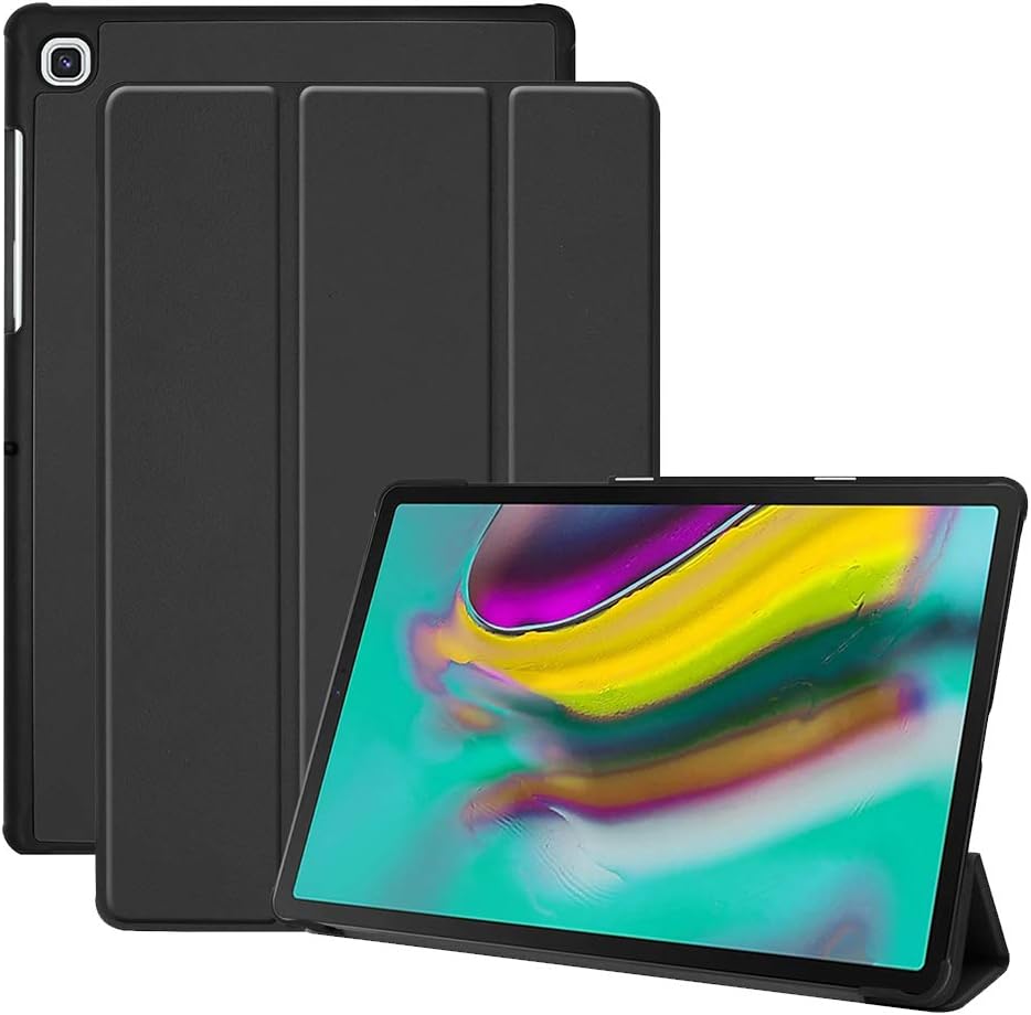 Gosento Samsung Galaxy Tab S5e Case, Ultra Slim Smart Case Cover with Stand Function Multiple Viewing Angles Shell for Galaxy Tab S5e T720/T725 10.5（2019）(Black)