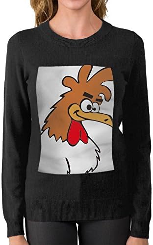 ZONERKFDIN Cock Cool Sweater Crew Neck Unique Best Personality