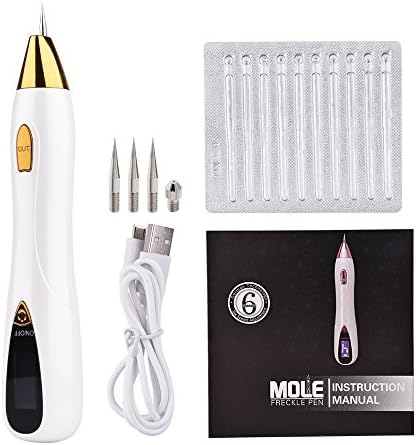 6 Gear portable Mole Removal Pen with Spotlight Tattoo Remover Easy and No Bleeding Freckles Pigmentation Spot Eraser Home Use Granulation Tissue Removing Beauty Tools