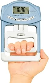 SUAVER Digital Hand Dynamometer 200lbs/90kg Grip Strength Meter Electronic view 6